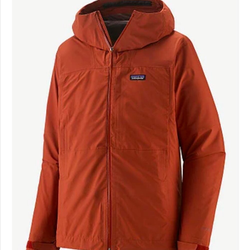 Patagonia Men's Boulder Fork Rain Jacket - Burnished Red - Size XL - 85140